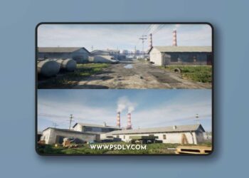Old Factory 3D Model