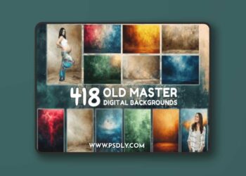 Fantasy Aquatic Castle Digital Backdrop