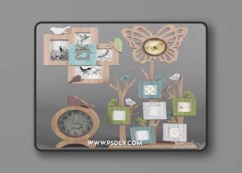 Photo frames and watch birds h. 2
