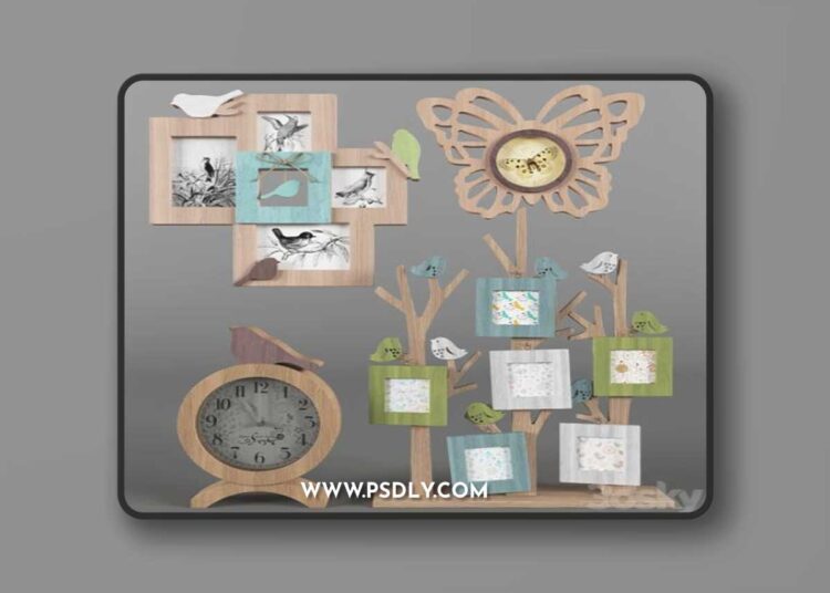 Photo frames and watch birds h. 2