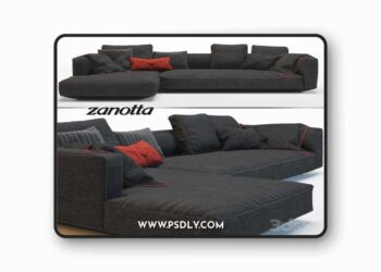 Pianoalto Sofa 3D Model