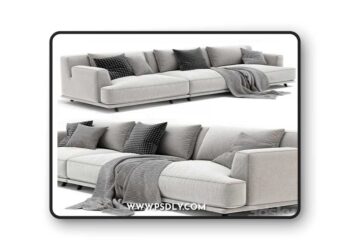 Poliform Tribeca 3 Seats Sofa