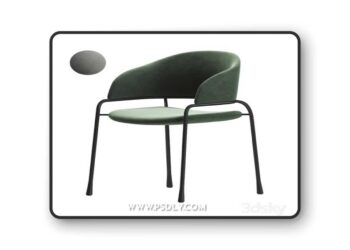 Potocco FAST dining chair 3D Model