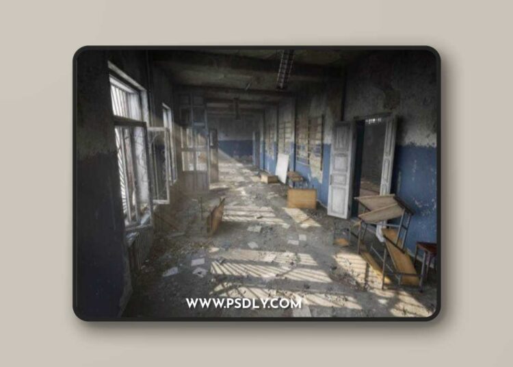 Abandoned School 3D Models
