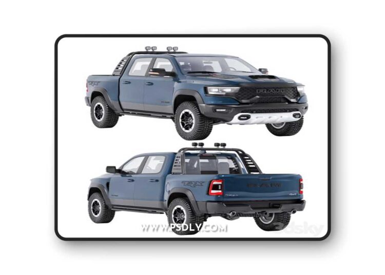 Dodge Ram 1500 TRX 3D Model