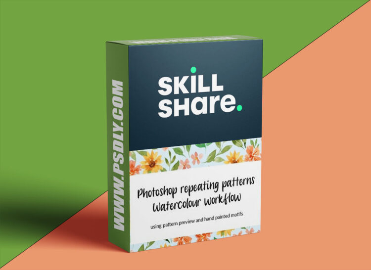 Repeating Patterns in Photoshop - Pattern Preview for beginners using hand painted motifs