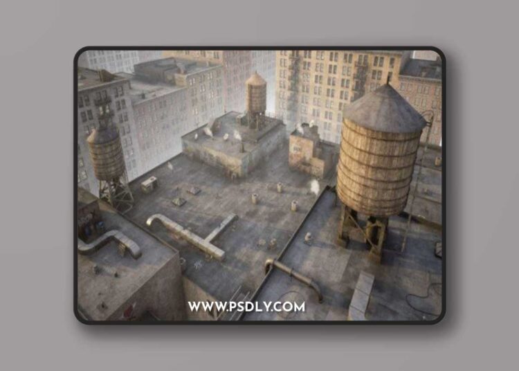 Roof – City Pack 3D Model