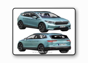 SKODA ENYAQ iV 3D Model