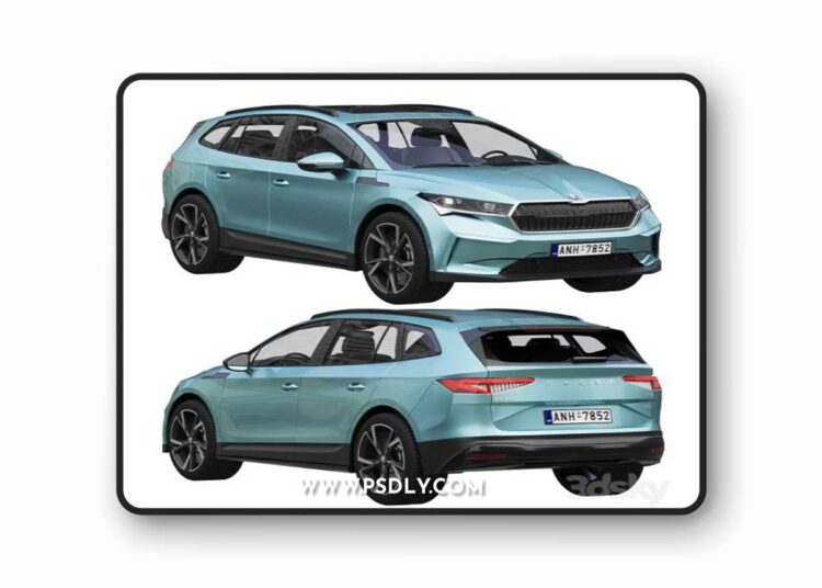 SKODA ENYAQ iV 3D Model