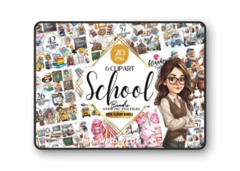 School Day Clipart Mega Bundle