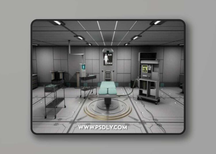 Sci-Fi Space Medical Room