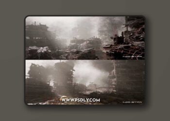 Scorched City 3D Model