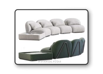 Sofa Victoria By Tacchini 3D Model