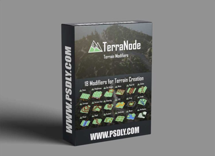Terranode - Terrain Modifiers v1.3 for Blender