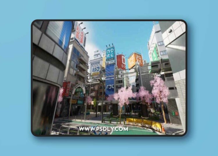 Tokyo Stylized Environment 3D Model