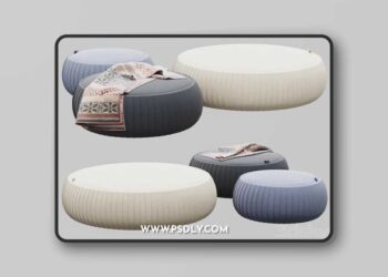 Tonin Casa PLISSÈ | Storage pouf