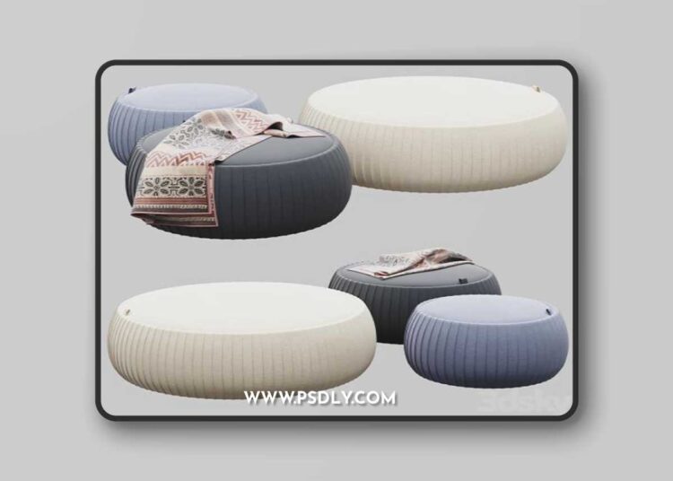 Tonin Casa PLISSÈ | Storage pouf