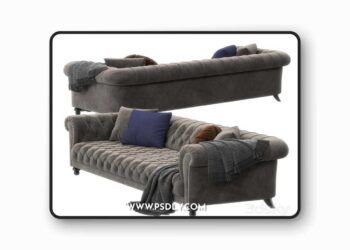 Triumph sofa by Asnaghi 3D Model