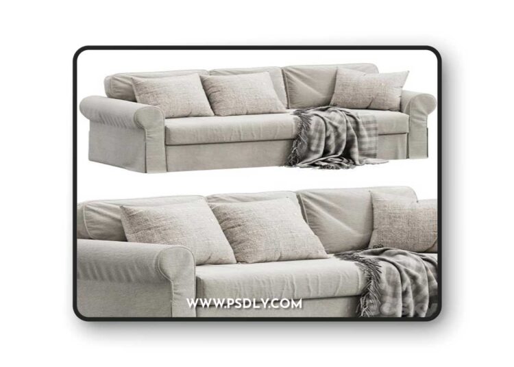VRETSTORP Sleeper sofa, Totebo light beige IKEA