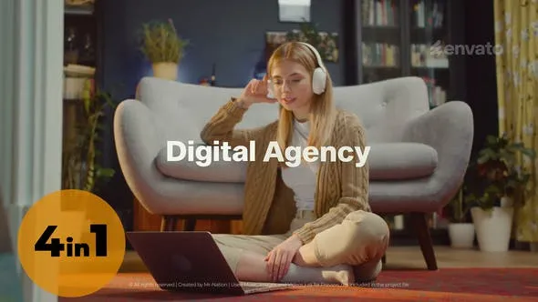 Videohive Digital Agency Promo Opener 4 in 1 53711810