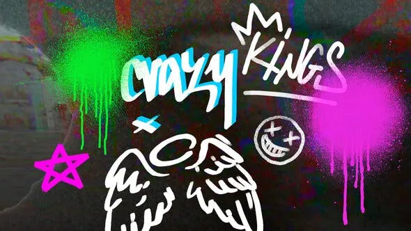 Videohive Grunge Graffiti Scribbles Pack 53409359