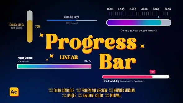 Videohive Linear Progress Bar 53559280
