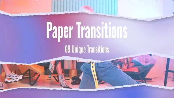 Videohive Paper Transitions 53621853