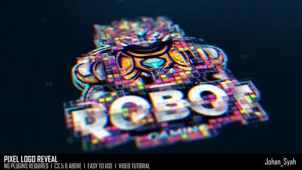 Videohive Pixel Logo Reveal 53987570