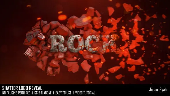 Videohive Shatter Logo Reveal 53744520