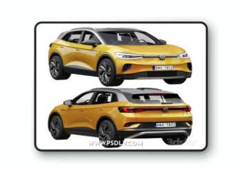 Volkswagen ID4 2021 3D Model