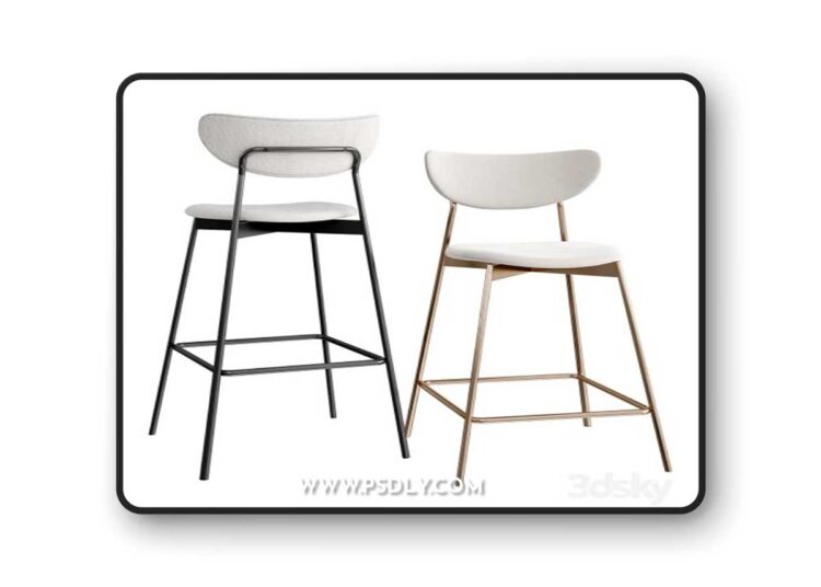 west elm Modern Petal Bar & Counter Stool