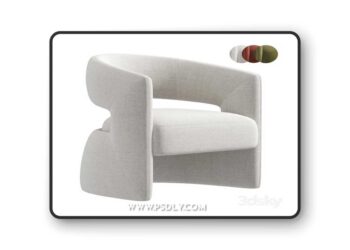 1728 chair by Tecni Nova 3D Model