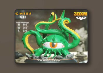 3DXM – Gorath Chibi – 3D Print Model