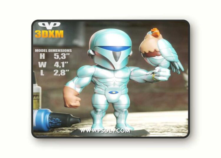 3DXM – Quicksilver Chibi – 3D Print Model