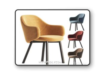 Sofa connery by minotti 3D Model