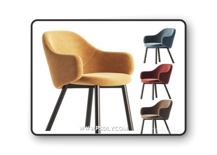 Sofa connery by minotti 3D Model