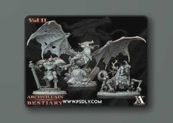Archvillain Games – Archvillain Bestiary Vol. II – 3D Print Model STL