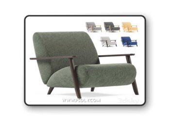 Armchair Marthan 3D Model