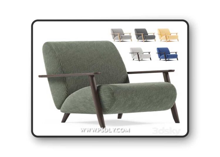 Armchair Marthan 3D Model