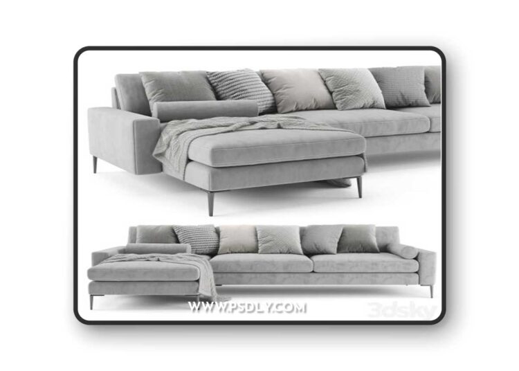 Article Nova Chaise Longue 2 3D Model
