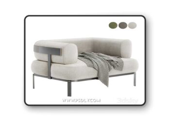 BELT Armchair By BAXTER design