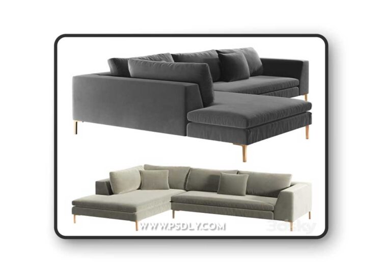 Corner sofa Kona 3D Model