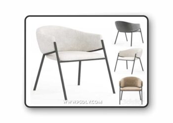 Dill Dining Chair By Inmyroom 3D Model