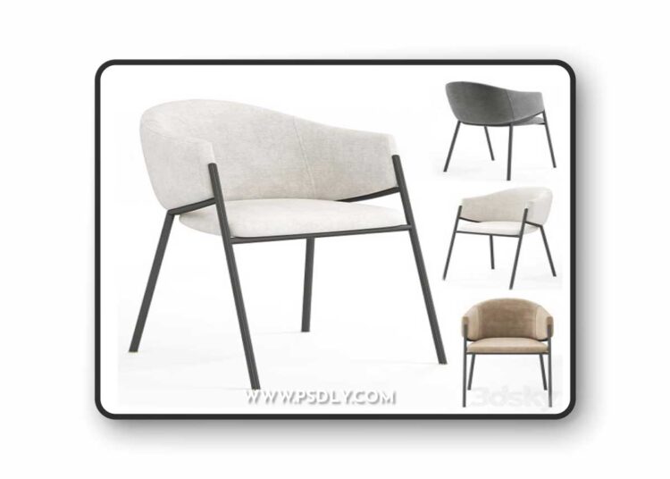 Dill Dining Chair By Inmyroom 3D Model