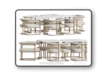 Dining Set 48 3D Model