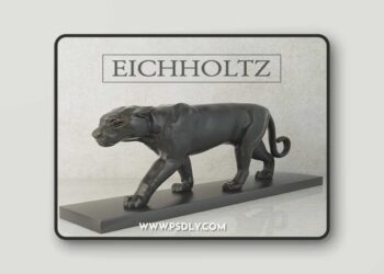 Eichholtz panther on marble