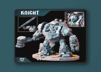Exorcists Battlewalker Knight – 3D Print Model