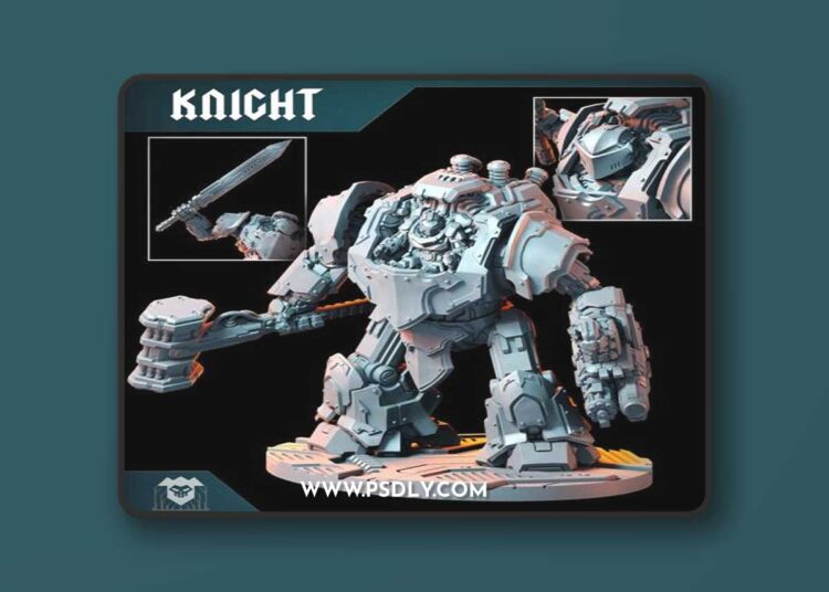 Exorcists Battlewalker Knight – 3D Print Model