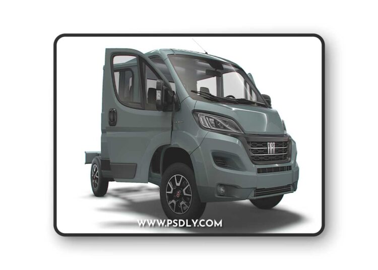 Fiat Ducato Chassis Truck CrCab 3450WB HQInterior 2023 Model