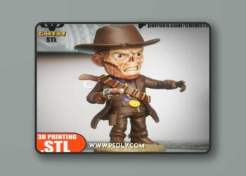 Ghoul Walton Goggins Chibi – 3D Print Model STL